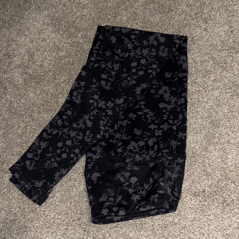 Maurices Floral Black Leggings